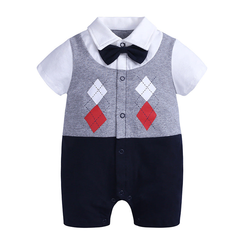 British Style Baby Gentleman Onesie