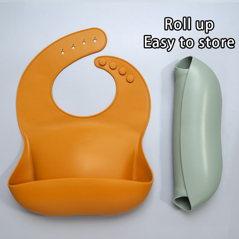 Baby Bib with Food Catcher