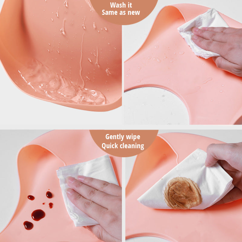 Baby Bib with Food Catcher