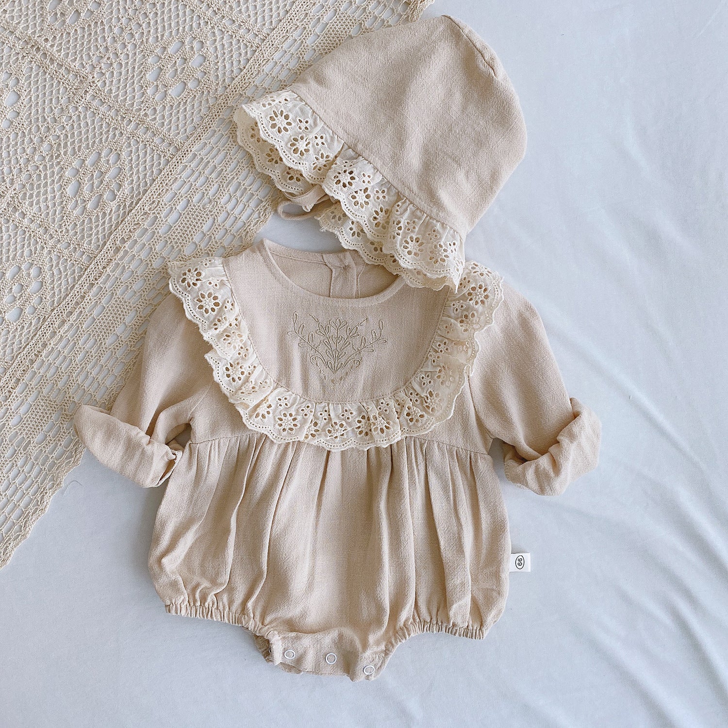 Baby Spring Princess Lace Onesie