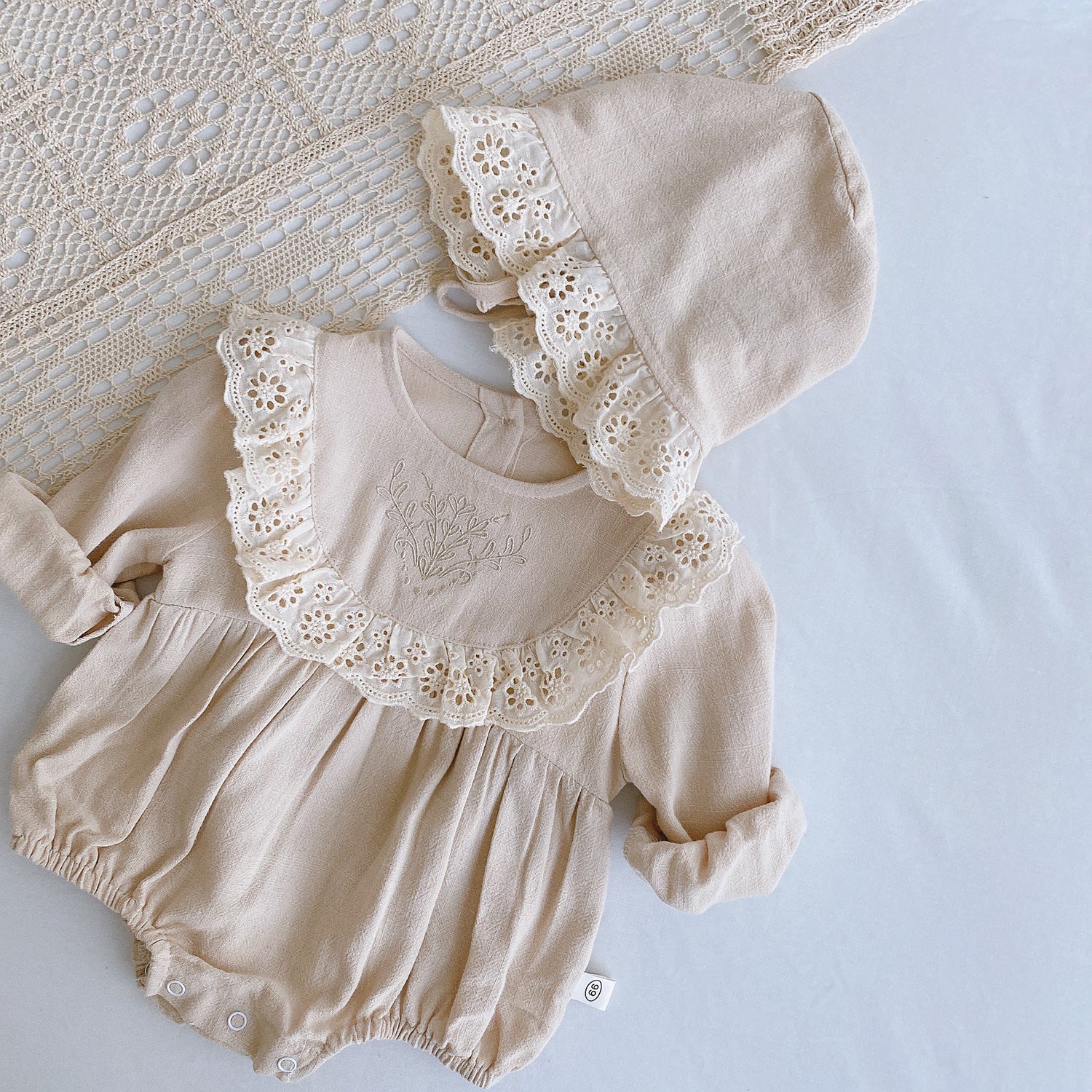 Baby Spring Princess Lace Onesie