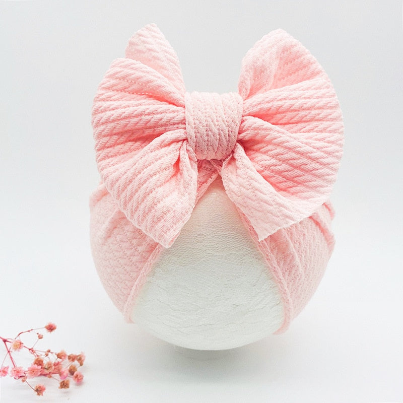 Knotted Hats for Baby Girl Beanie Bow Headband Accessories