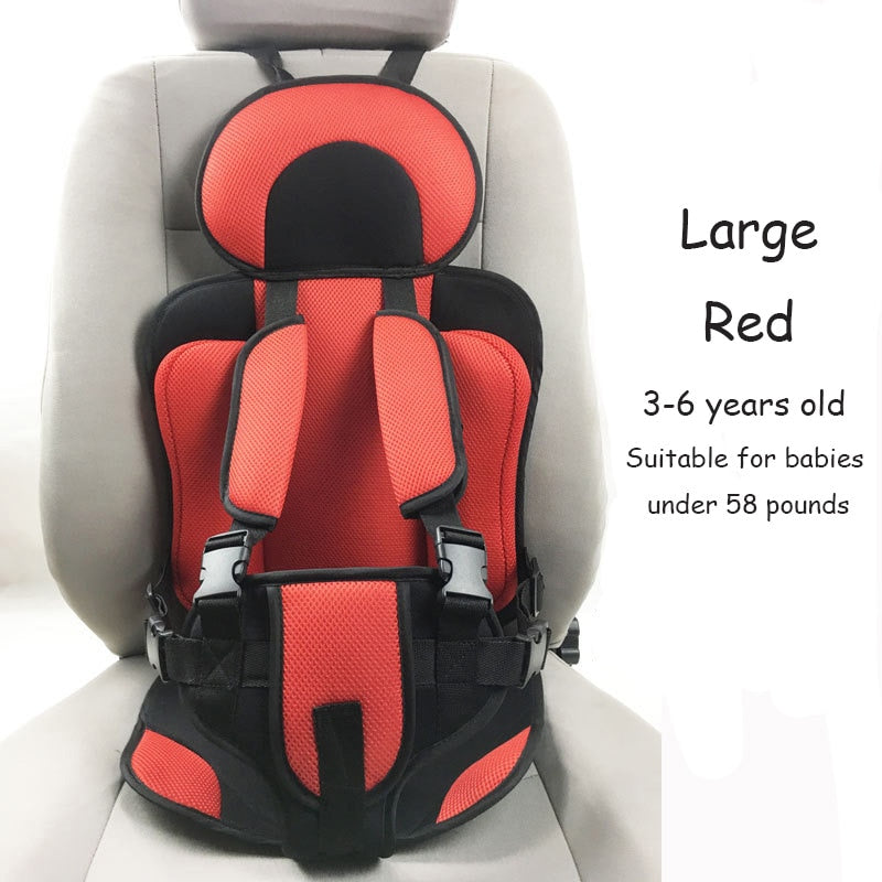 6 Months To 12 Years Old Car Seat Cushion Adjustable Stroller Seat Pad