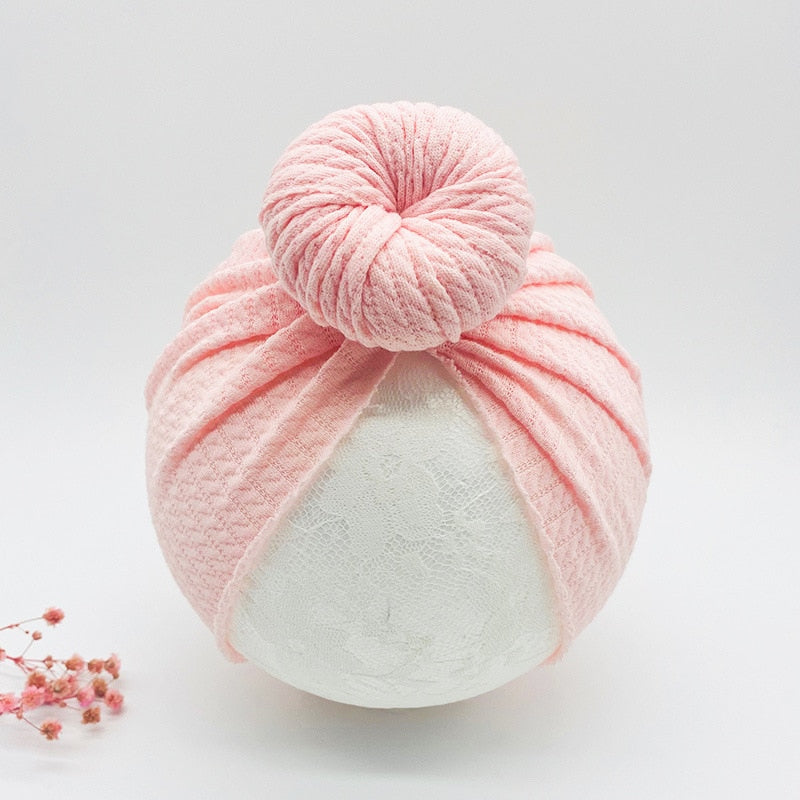 Knotted Hats for Baby Girl Beanie Bow Headband Accessories