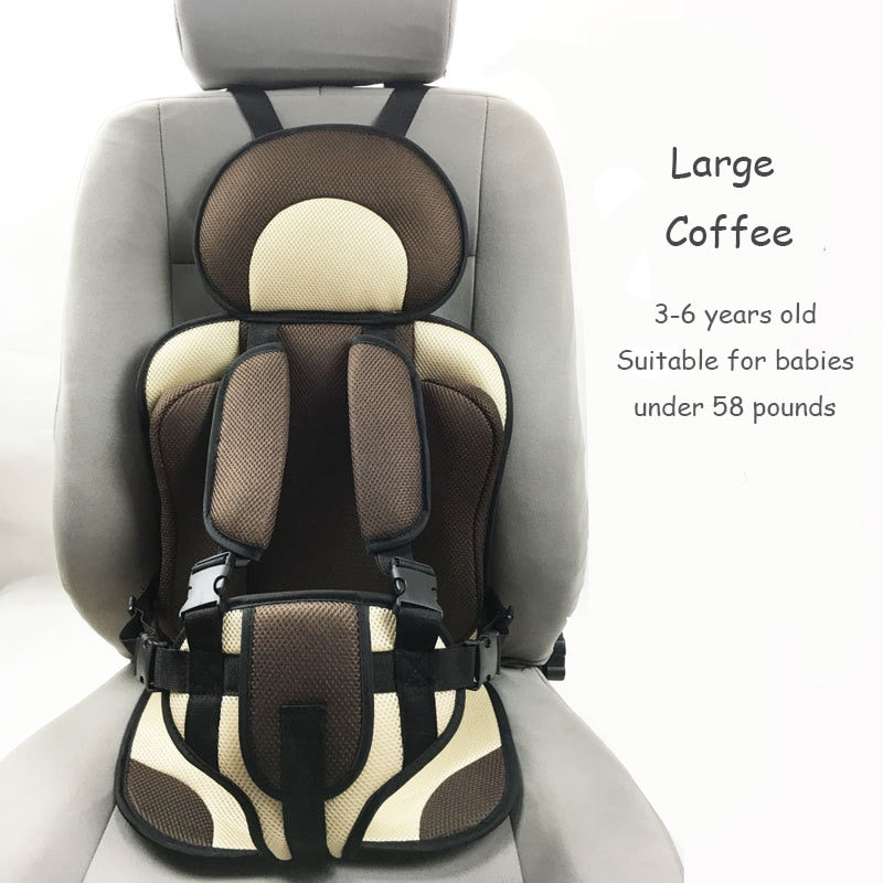 6 Months To 12 Years Old Car Seat Cushion Adjustable Stroller Seat Pad