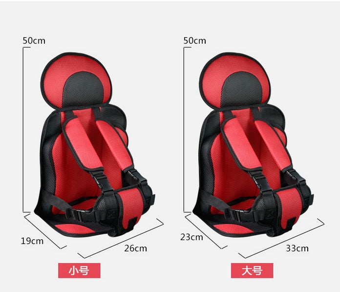 6 Months To 12 Years Old Car Seat Cushion Adjustable Stroller Seat Pad