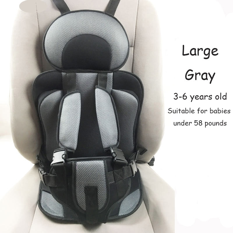 6 Months To 12 Years Old Car Seat Cushion Adjustable Stroller Seat Pad