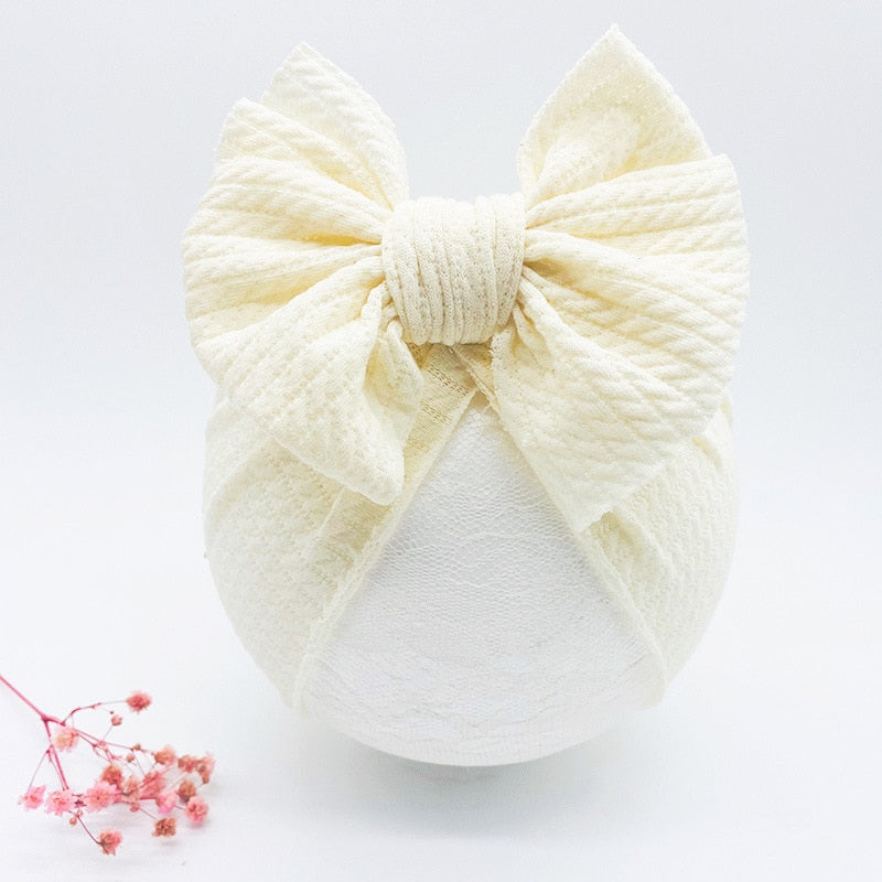 Knotted Hats for Baby Girl Beanie Bow Headband Accessories